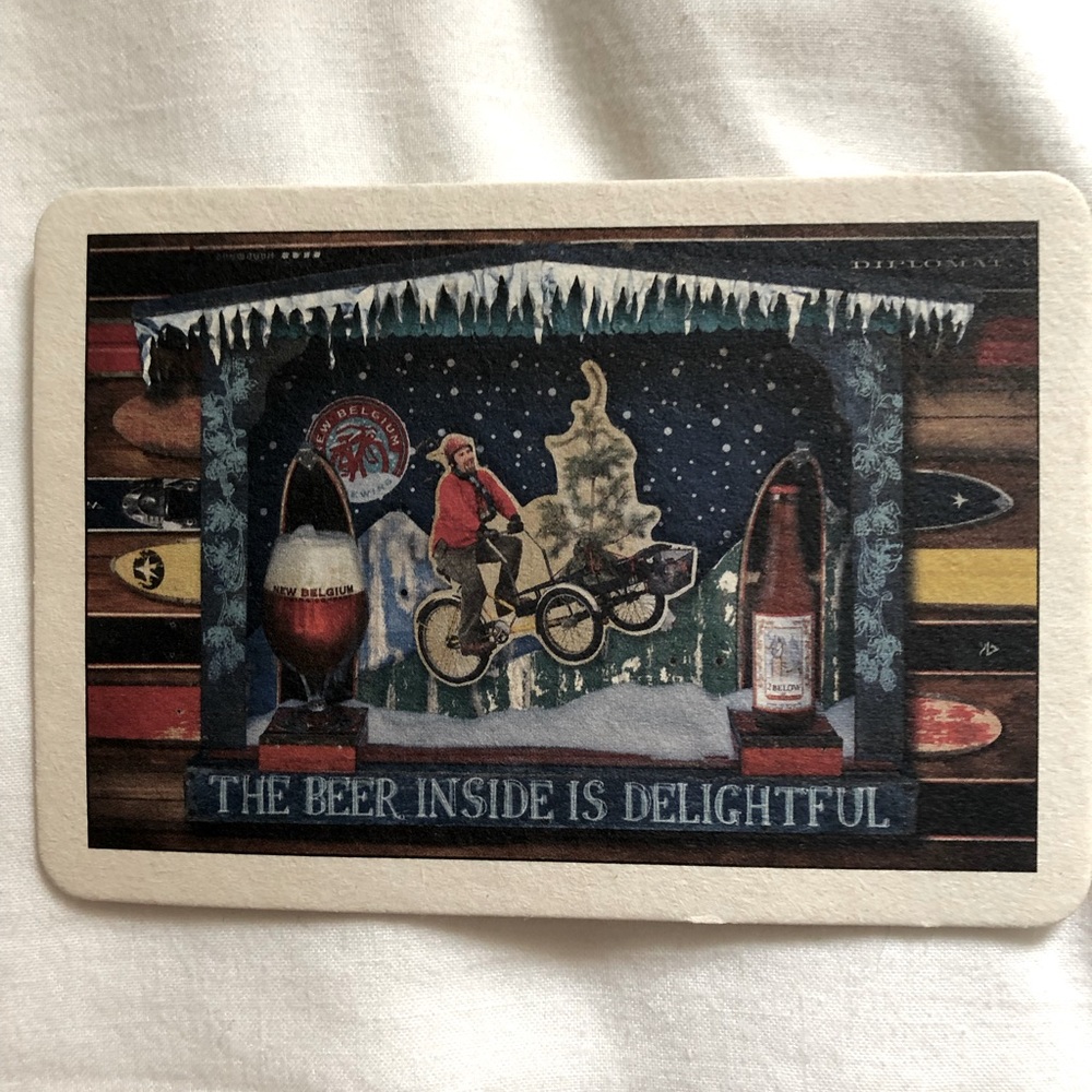 New Belgium Beer Special Issue Collectible Board Postcard